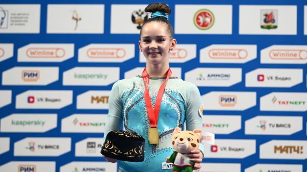 Россиянка Агафонова выиграла золото в упражнениях на бревне на Играх БРИКС