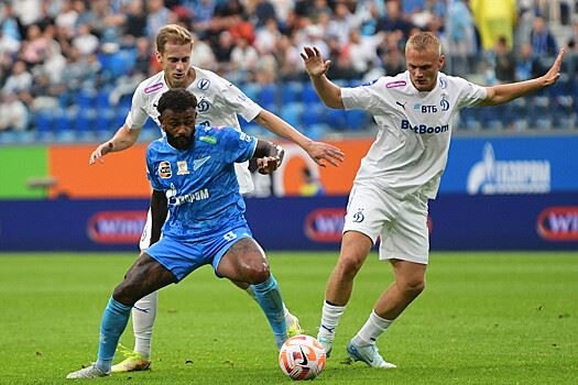 «Зенит» со счетом 1:0 обыграл «Динамо» и единолично возглавил таблицу РПЛ